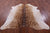Deer Animal Print Natural Cowhide Rug - X-Large 7' 1"H x 6' 5"W