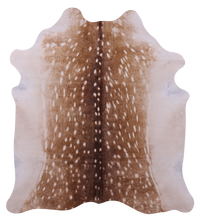 Thumbnail for Deer Animal Print Natural Cowhide Rug - X-Large 7' 1