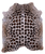 Jaguar Animal Print Natural Cowhide Rug - X-Large 7' 0"H x 6' 0"W