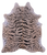 Tiger Animal Print Natural Cowhide Rug - X-Large 7' 0"H x 6' 1"W