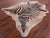 Zebra Animal Print Natural Cowhide Rug - X-Large 7' 4"H x 6' 0"W