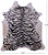 Tiger Animal Print Natural Cowhide Rug - X-Large 7' 5"H x 6' 8"W
