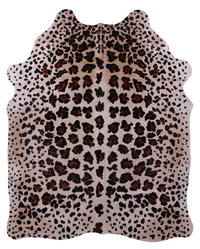 Thumbnail for Jaguar Animal Print Natural Cowhide Rug - X-Large 7' 2