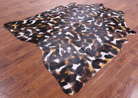 Thumbnail for Abstract Printed Natural Cowhide Rug - XX-Large 8' 1