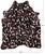 Abstract Printed Natural Cowhide Rug - XX-Large 8' 1"H x 6' 9"W