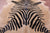 Zebra Animal Print Natural Cowhide Rug - XX-Large 7' 9"H x 6' 9"W