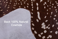 Thumbnail for Gazelle Deer Animal Print Natural Cowhide Rug - Large 6' 5