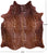 Gazelle Deer Animal Print Natural Cowhide Rug - Large 6' 5"H x 5' 9"W