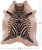 Zebra Animal Print Natural Cowhide Rug - XX-Large 8' 0"H x 6' 10"W