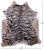 Tiger Animal Print Natural Cowhide Rug - X-Large 7' 5"H x 6' 6"W