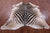 Zebra Animal Print Natural Cowhide Rug - XX-Large 8' 0"H x 6' 7"W