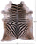 Zebra Animal Print Natural Cowhide Rug - XX-Large 8' 0"H x 6' 7"W
