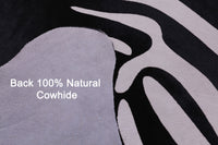 Thumbnail for Zebra Animal Print Natural Cowhide Rug - Large 6' 9