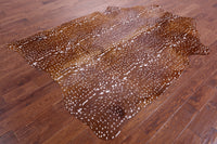 Thumbnail for Gazelle Deer Animal Print Natural Cowhide Rug - XX-Large 7' 10