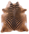 Zebra Animal Print Natural Cowhide Rug - XX-Large 8' 0"H x 6' 10"W