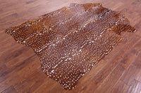 Thumbnail for Gazelle Deer Animal Print Natural Cowhide Rug - XX-Large 8' 0