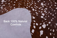 Thumbnail for Gazelle Deer Animal Print Natural Cowhide Rug - XX-Large 8' 0