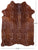 Gazelle Deer Animal Print Natural Cowhide Rug - XX-Large 8' 0"H x 5' 10"W