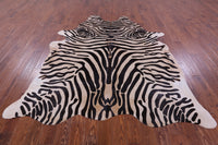 Thumbnail for Zebra Animal Print Natural Cowhide Rug - XX-Large 7' 9