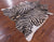 Zebra Animal Print Natural Cowhide Rug - XX-Large 7' 9"H x 6' 9"W