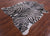 Zebra Animal Print Natural Cowhide Rug - X-Large 7' 6"H x 6' 6"W