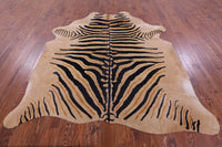 Thumbnail for Zebra Animal Print Natural Cowhide Rug - XX-Large 7' 8