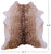 Deer Animal Print Natural Cowhide Rug - Large 6' 8"H x 6' 1"W