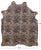 Tiger Animal Print Natural Cowhide Rug - X-Large 7' 4"H x 6' 0"W