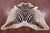 Zebra Animal Print Natural Cowhide Rug - XX-Large 7' 9"H x 6' 6"W