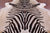 Zebra Animal Print Natural Cowhide Rug - XX-Large 7' 9"H x 6' 6"W