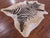 Zebra Animal Print Natural Cowhide Rug - XX-Large 7' 9"H x 6' 6"W