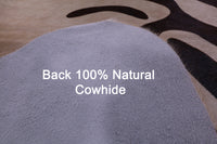 Thumbnail for Zebra Animal Print Natural Cowhide Rug - XX-Large 7' 9