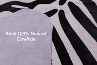 Thumbnail for Zebra Animal Print Natural Cowhide Rug - XX-Large 7' 10