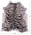 Tiger Animal Print Natural Cowhide Rug - X-Large 7' 1"H x 6' 5"W