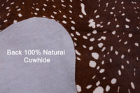 Thumbnail for Gazelle Deer Animal Print Natural Cowhide Rug - X-Large 7' 2