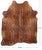 Gazelle Deer Animal Print Natural Cowhide Rug - X-Large 7' 3"H x 5' 10"W