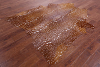 Thumbnail for Gazelle Deer Animal Print Natural Cowhide Rug - X-Large 7' 0