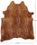 Gazelle Deer Animal Print Natural Cowhide Rug - X-Large 7' 0"H x 5' 10"W
