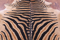 Thumbnail for Zebra Animal Print Natural Cowhide Rug - XX-Large 7' 9