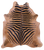 Zebra Animal Print Natural Cowhide Rug - XX-Large 7' 10"H x 6' 10"W