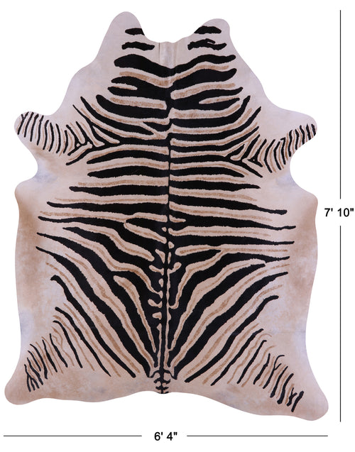 Animal Print Natural Cowhide Rug - XX-Large 7' 10