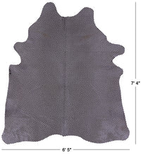 Thumbnail for Printed Natural Cowhide Rug - X-Large 7' 4