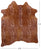 Gazelle Deer Animal Print Natural Cowhide Rug - X-Large 7' 2"H x 5' 9"W