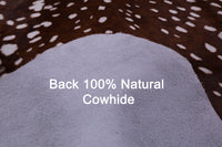 Thumbnail for Gazelle Deer Animal Print Natural Cowhide Rug - X-Large 7' 7