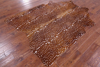 Thumbnail for Gazelle Deer Animal Print Natural Cowhide Rug - X-Large 7' 7
