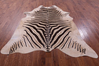 Thumbnail for Zebra Animal Print Natural Cowhide Rug - XX-Large 7' 9