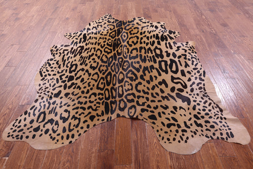 Cheetah Animal Print Natural Cowhide Rug - X-Large 7' 6