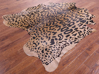 Thumbnail for Cheetah Animal Print Natural Cowhide Rug - X-Large 7' 6