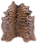 Cheetah Animal Print Natural Cowhide Rug - X-Large 7' 6"H x 6' 5"W