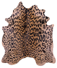 Thumbnail for Cheetah Animal Print Natural Cowhide Rug - X-Large 7' 6